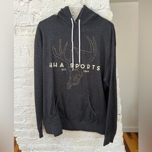 HHA Sports Gray Hoodie. Size XL